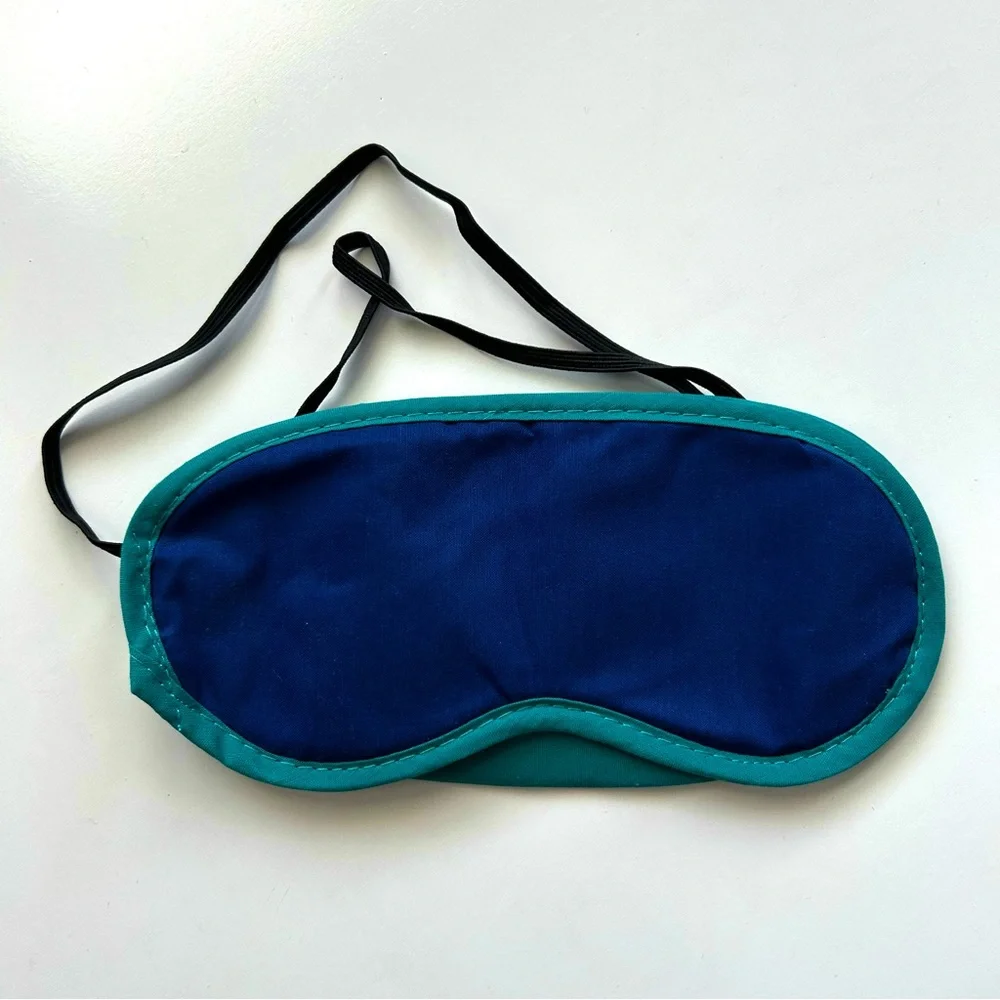 NWT Navy Blue and Teal Sleep Eye Mask Cover